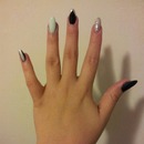Glittery nails