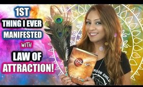 THE 1ST THING I EVER MANIFESTED USING LAW OF ATTRACTION │ WHAT IT WAS & HOW I ATTRACTED IT !