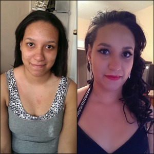 Prom Make Over Before&After 