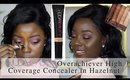 HUDA BEAUTY CONCEALER REVIEW - Overachiever Full Coverage Concealer First Impression