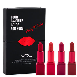 VDL Expert Color Real Fit Velvet Mini Lipstick Kit