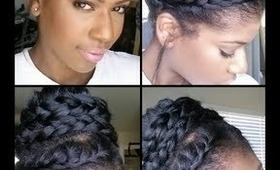 Valentines Day Hair Tutorial: Never Ending Braided Bun