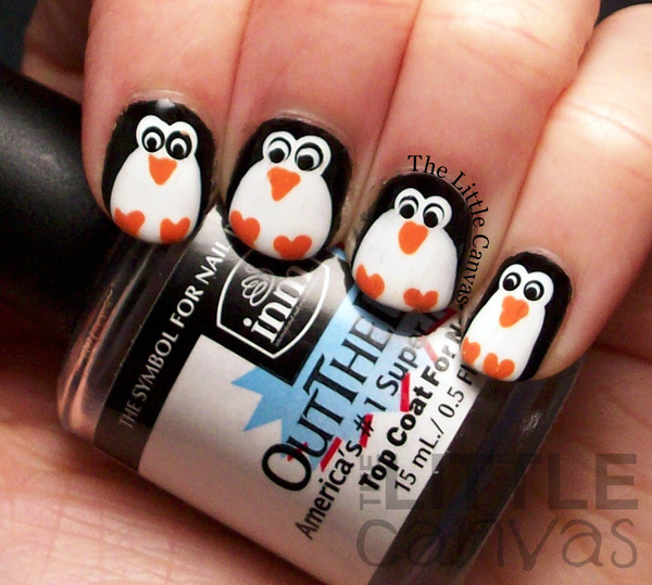 Penguin Nails | The Little Canvas A.'s (thelittlecanvas) Photo | Beautylish