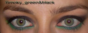 this is a look that i've created to enphasize my green eyes!