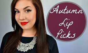 Autumn Lip Picks I AlyAesch