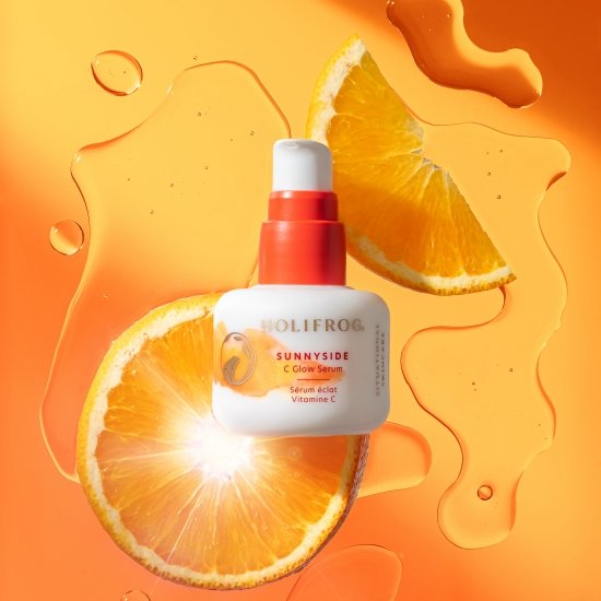 Alternate product image for Sunnyside C Glow Serum shown with the description.