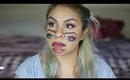 DOUBLE VISION TRIPPY EYES HALLOWEEN MAKEUP TUTORIAL