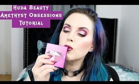 Huda Beauty Amethyst Obsessions Palette Tutorial on Hooded Eyes | Cruelty-free Makeup Tutorial