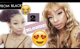 How To: Black To Blonde Hair EASY!