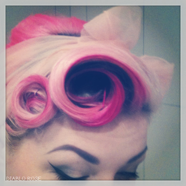 Vintage Pin Curls, Diablo R.'s (thediablorose) Photo