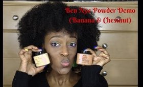 Ben Nye Powder Demo (Banana & Chestnut) - TotalDivaRea