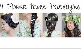 How-to | 4 Flower Power Summer Hairstyle Tutorial