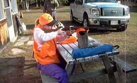 Target Shooting on Hunting Trip