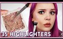 MIXING ALL OF MY HIGHLIGHTERS TOGETHER (UNEXPECTED RESULTS)