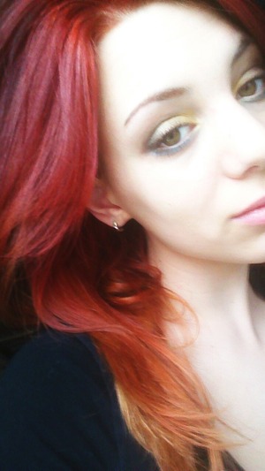 dyed my hair red after a bleach. It's really bright now. I used loreal preferance in the lightest color red they had.