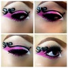bow,pink eyeshadow
