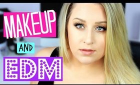 SUMMER SMOKE | Easy Gold Smokey Eye GRWM ♥ MAKEUP & EDM!!