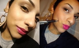 EASY NEUTRAL BACK TO SCHOOL MAKEUP LOOK WITH BOLD LIPS-RBC