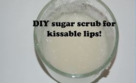 DIY Lip Sugar Scrub