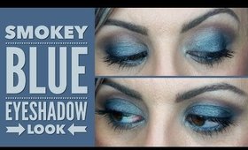 Smokey Blue Eyeshadow Tutorial