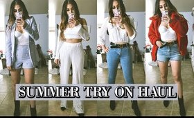 SUMMER FASHION TRY ON HAUL 2018: DENIM ESSENTIALS & FESTIVAL STYLE