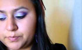 purple shine- make up tutorial