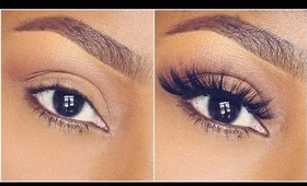 HOW TO APPLY FALSE EYELASHES ON CURLY LASHES | DIMMA UMEH