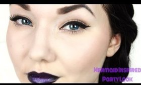 Mermaid inspired party makeup ♡ | Quick & Easy |