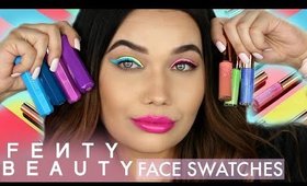 FENTY BEAUTY SUMMER COLLECTION! EYE & LIP SWATCHES