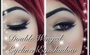 Double Winged Eyeliner/Eyeshadow Look