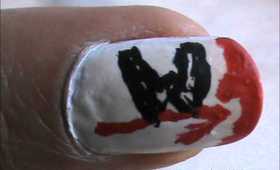 WWE Nail Design! - easy nail designs for beginners- short nails- nail designs to do at home