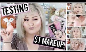 Full Face Of $1 Makeup! Testing Shop Miss A Products