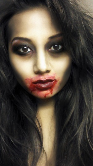 what I would look like as a zombie.