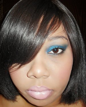 I used only one color eye shadow for this look! I enjoy simple looks! 