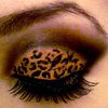 Cheetah Print smokey eye