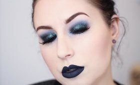 LOOK: BLUE GLITTER NEW YEAR EYES