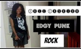 Edgy Punk Rock Inspired Look For Fall |  Fall 2016 Fashion