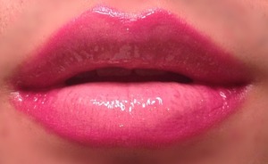 Ok I think the Ombre lip is a new obsession of mine. This was a super easy look to do with pink lip liner, white lipstick and gloss.