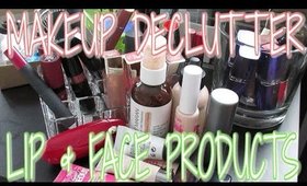 Makeup Collection Declutter ~ PART 3: Lips & Face [Lipsticks, Gloss, Foundation]