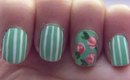 Vintage Inspied Mixed Print Nails