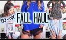 HUGE Fall Haul Try On 2014 + NEW HAIR + Hairstyle