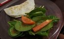 Spinach and Mushroom Salad & Omelet ~ SHM (Simple Healthy Meals)