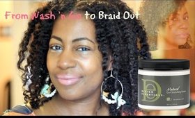 From Wash 'N Go to Braid Out feat. Design Essentials Curl Stretching Cream