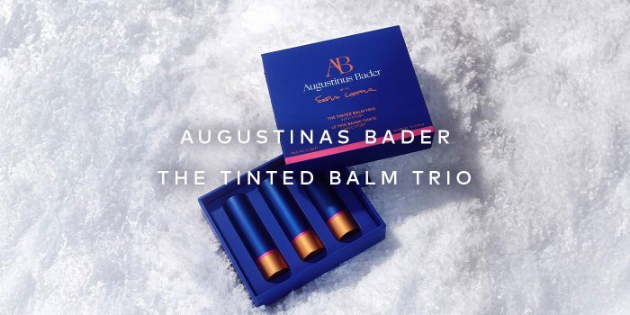 Softer, more hydrated lips are yours with this trio of tinted lip balms. Shop the limited edition Augustinus Bader Tinted Lip Balm Trio at Beautylish.com