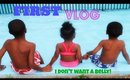 VLOG #1♡ I DON'T WANT A BELLY!