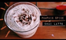 DIY Pumpkin Spice Chai Latte 🎃