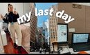 Last day at work + Packing to go home! Vlogmas 20, 2019
