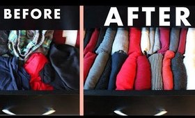 Tidying Up My Clothes with the KonMari Method by Marie Kondo