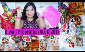 Pre Diwali Prepration Vlog 2017,Laxmi Pooja + Home Decore Tips | SuperPrincessjo