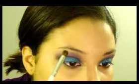 Tutorial: Smokey Blue and Purple